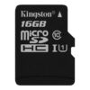 KINGSTON 16GB microSDHC Canvas Select 80R CL10 UHS-I Single Pack-w/o Adapter