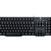 LOGITECH CLASSIC KEYBOARD K100 RU/ENG, PS2 ühendus