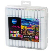 Marker scetch kahe otsaga 36värvi, plastkarbis,Centrum