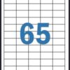 Etikett Nordic Office/MULTI3 38x21,2mm 100lehte