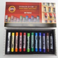 Kuivpastelli k-t Koh-I-Noor,TOISON D'OR 12värvi