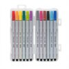Tindipliiats FINELINERS Forofis, 12 värvi plastkarbis