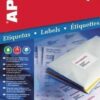 Etikett APLI 105x148 mm Ref.1280 100l/pk