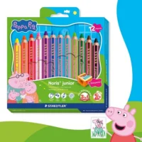 Värvipliiats 12v,Põrsas Peppa+teritaja+2+ Staedtler