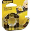 Kleeplint Scotch 2 poolne 12mmx6m, hoidjaga, D136