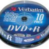 VERBATIM DVD-R disk 4,7GB 10pack cake box 16X  43523